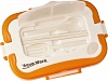 Ланч Бокс (контейнер для еды) с подогревом от сети (220V) Aqua Work C5 220В Orange