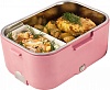 Ланч Бокс (контейнер для еды) с подогревом от прикуривателя (12V) Aqua Work C5 12В Pink