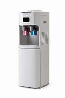 Кулер для воды (Хот Фрост) HotFrost V115B с холодильником, компрессорное охлаждение, напольный, белый