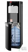 Кулер для воды (Экотроник) Ecotronic C8-LX black с нижней загрузкой бутыли, охлаждение компрессорное, напольный