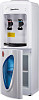 Кулер для воды Aqua Work (Аква Ворк) 0.7-LR белый напольный, с компрессорным охлаждением, со шкафчиком