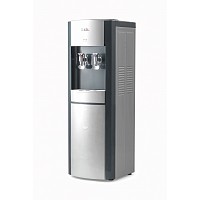 Кулер для воды (АЕЛ)  (LD-AEL-28) cool grey/silver без шкафчика,  электронное охлаждение, напольный