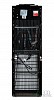 Кулер для воды (Экотроник) Ecotronic K21-LF black+silver с 16л. холодильником, компрессорное охлаждение, напольный